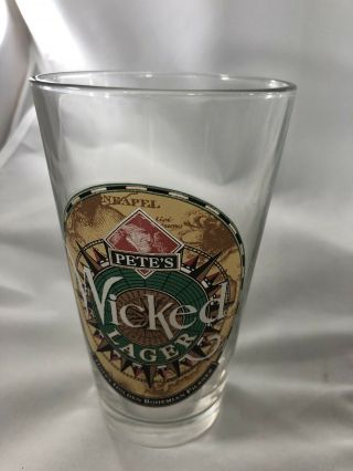 Pete’s Wicked Ale 6 Piece Set Beer Pitcher With 5 Beer Glasses 6