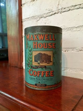Vintage 1920 ' s Maxwell House Coffee,  paper label 3