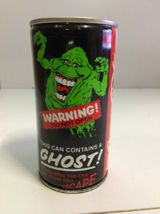 Rare Vintage 1989 Coca Cola Ghostbusters Ghost In A Can