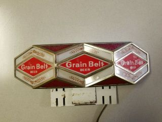 Vintage Grain Belt Beer Light Sign