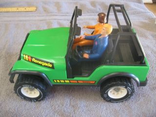 Vintage Tonka Jeep Renegade With Action Figures 1970 
