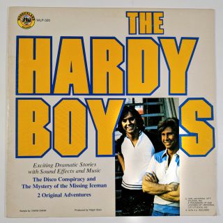 The Hardy Boys Tv Series Lp Two Audio Adventures Record 1978 Wonderland