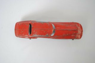 Vintage Die Cast TootsieToy Red Slant Nose Coupe Toy Car 6