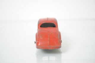 Vintage Die Cast TootsieToy Red Slant Nose Coupe Toy Car 8