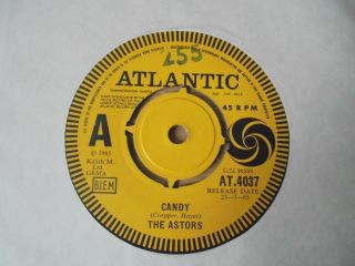 The Astors - Candy 1965 Uk 45 Atlantic Demo Ex,  Mod/northern Soul