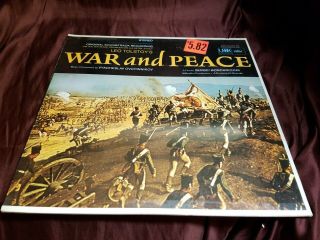 Soundtrack Lp " War And Peace " Gate Fold Cover Issue &