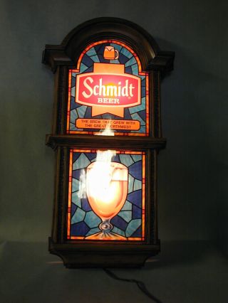 Schmidt Lighted Beer Sign