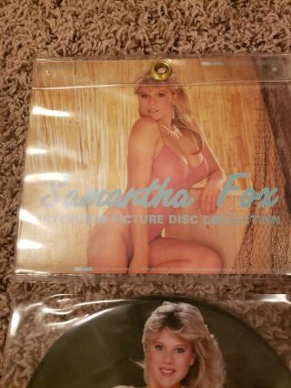 1980’s Samantha Fox 45’s Picture Disc Record 1 Side Is Top Less Nude