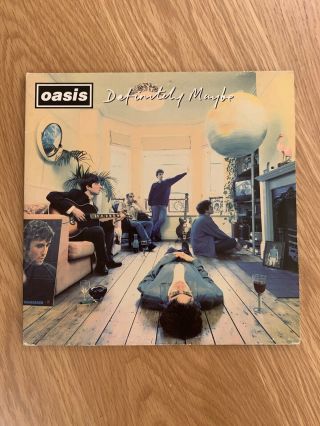 Oasis Definitely Maybe Vinyl Lp 1st Uk 1994 Vinyl (damont) Crelp 169 Rare.