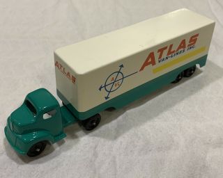 Ralstoy Moving Van Truck With Vintage Atlas Can Lines Logo In 3