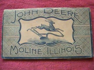 Farmers Pocket Companion John Deere Moline Ledger Notebook 1901/ Photos/detials