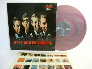 Shadows Dance With The Shadows Lp Red Wax Vinyl Japan Toshiba Odeon Op 7194