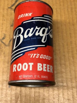 Barq’s Root Beer Can Rare Juice Tab