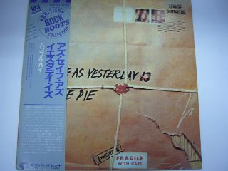 Humble Pie - As Safe As Yesterday Is Japan Press W/obi Steve Marriott Small Faces