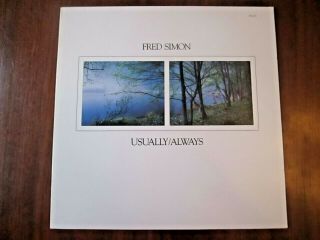 Fred Simon - Usually/always Lp Windham Hill Wh - 1071 Smooth Jazz 1988