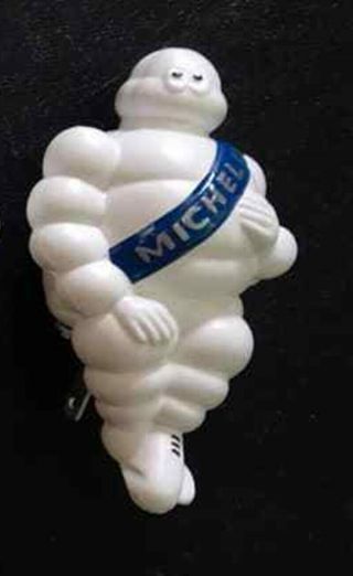 8 " X 1 Michelin Man Doll Figure Limited Bibendum Blue Bar