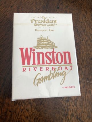 Winston Riverboat Gambling Playing Cards (the President Riverboat Casino) C37