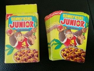 Vintage Donkey Kong Junior Jr Playing Cards Ralston Promotion Item Only One