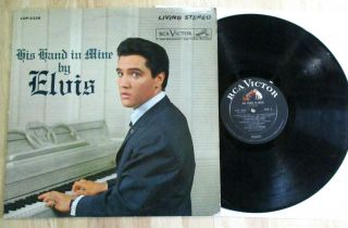 Elvis Presley His Hand In Mine " Stereo " Labels