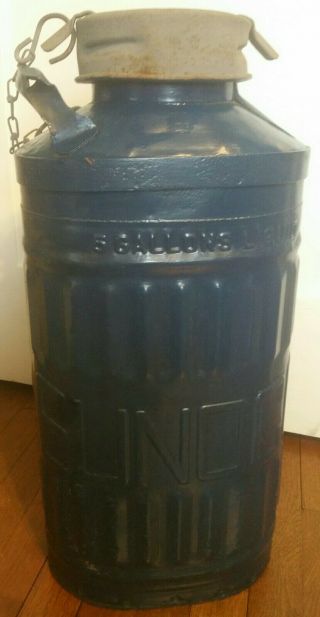 Vintage Sun Oil Sunoco 5 Gallon Jallisco Gas / Oil Can