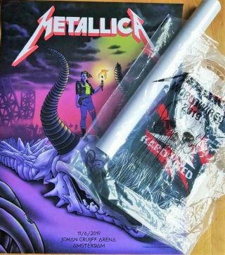 Metallica Vip Pack Tour 11/6/2019 Amsterdam Arena Hardwired Slayer Iron Maiden