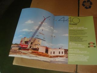 Koehring 440 Lift Crane Dealers Sales Brochure Pamphlet 2