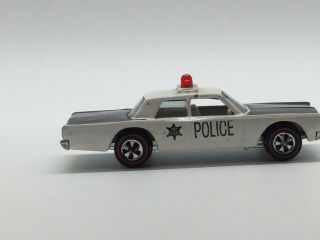 HOT WHEELS REDLINE CRUISER,  1968 MADE IN USA Police Car 5