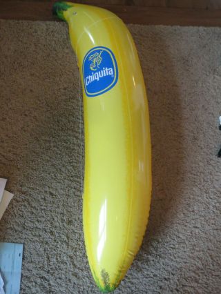 Chiquita Banana Inflatable,  42 " Long,  Display,  Decoration