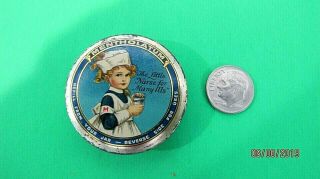 Vintage Medicine Sample Tin,  Mentholatum " The Little Nurse For Many Ills "