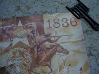 1986 Lone Star Beer Sesquicentennial Series Poster 3