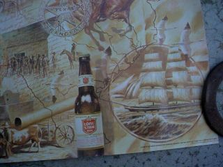 1986 Lone Star Beer Sesquicentennial Series Poster 5