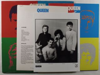 Queen Hot Space Elektra Lp Nm Promo W/ Press Kit