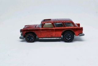Hot Wheels 1970 Vintage Redline CLASSIC NOMAD Red USA w/ button VHTF LOOSE 3