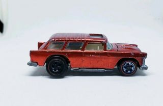Hot Wheels 1970 Vintage Redline CLASSIC NOMAD Red USA w/ button VHTF LOOSE 4