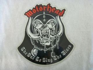 Motorhead The One To Sing The Blues Rare Shaped Picture Disc