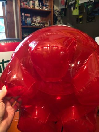 Mountain Dew CODE RED inflatable bottle over 4’ tall Holds air MAN CAVE 6