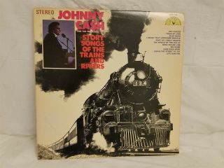 Johnny Cash - Story Songs Of The Trains And Rivers - Vintage Vinyl Lp