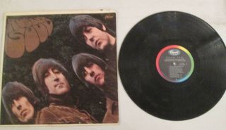Rubber Soul By The Beatles 1965 Vinyl Record 12 " 33rpm Lp St 2442