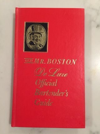 Old Mr.  Boston De Luxe Official Bartender’s Guide 1969 48th Printing