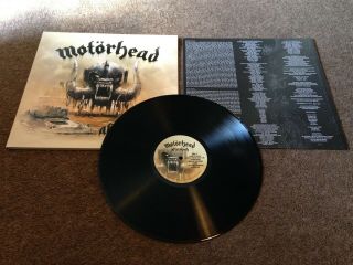Motorhead Aftershock Rare 2013 1st Press Vinyl Stunning Nr Cond