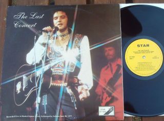 Elvis Presley The Last Concert Rare Lp On Star Label.