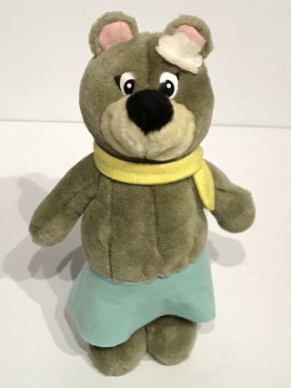 Cindy Bear 11” Plush Toy Stuffed Animal Yogi Bear Hanna Barbera Vintage