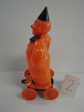 Rosen Bros ROSBRO ZOOK the Prankster Clown on Wheels Halloween Candy Container 3