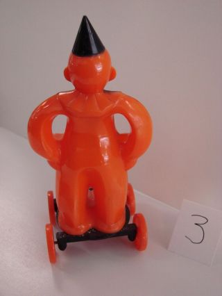 Rosen Bros ROSBRO ZOOK the Prankster Clown on Wheels Halloween Candy Container 4