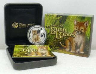 2011 Australia " Bush Babies/dingo " Perth 50¢ 1/2 Oz Pure Silver Proof