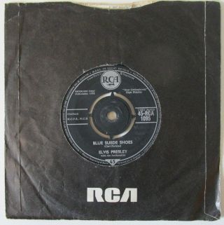 Elvis Presley - Hound Dog/Blue Suede Shoes - 45 - RCA1095 - Vinyl - 7 