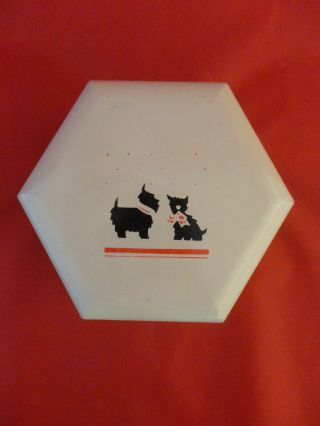 Vintage 6 Sided Scotty Dog Box w/Drink Coasters (326) 2