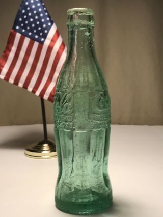 PAT ' D DEC.  25,  1923 Coca - Cola Hobbleskirt Coke Bottle - MARIETTA GA Georgia 4