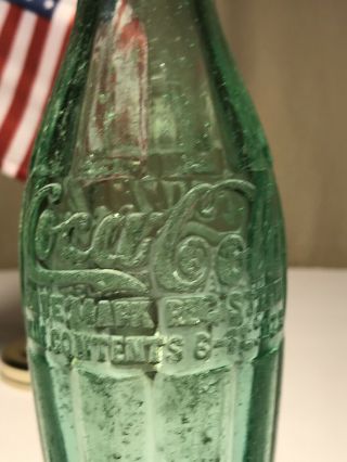 PAT ' D DEC.  25,  1923 Coca - Cola Hobbleskirt Coke Bottle - MARIETTA GA Georgia 6