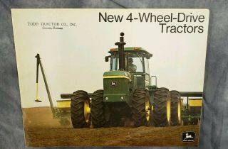1974 John Deere 4 - Wheel - Drive Tractors Sales Brochure,  Models 8430 & 8630